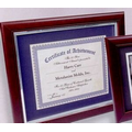 Mahogany Executive Certificate Frame w/ Liner